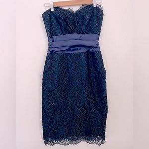 Mackenzie Michaels Strapless Lace Cocktail Dress Size 4